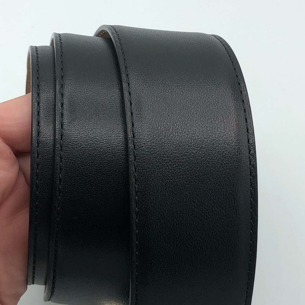 Fendi black leather belt size 34 - Picture 2 of 7